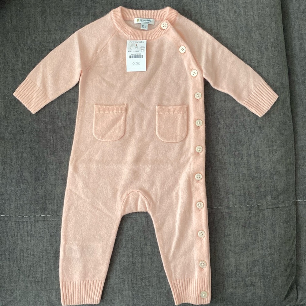 J Crew cashmere pink limited edition one piece